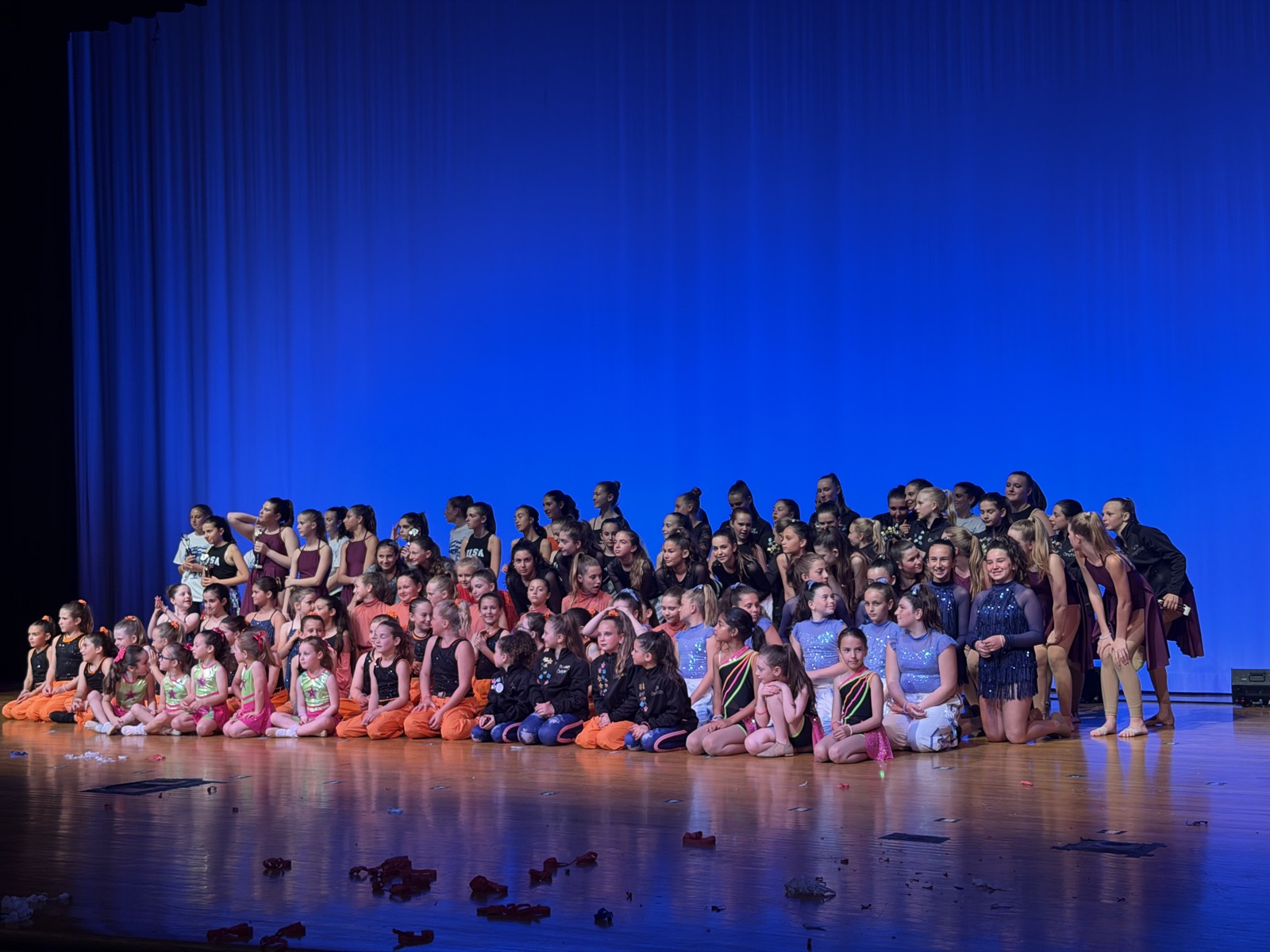 Full cast at the recital